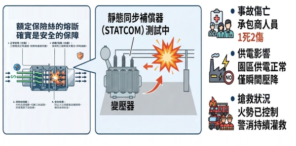 2026年3月16日新竹科學園區變壓器爆炸案例